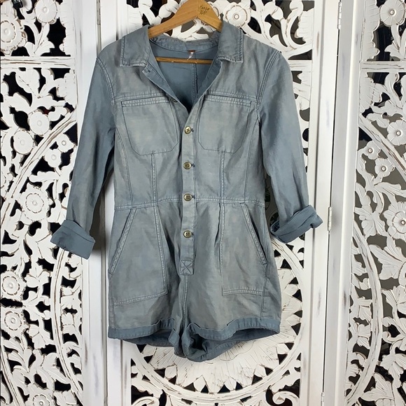 Free People Other - Free People coveralls shorts romper